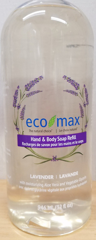 Hand & Body Soap REFILL - Lavender (Ecomax)